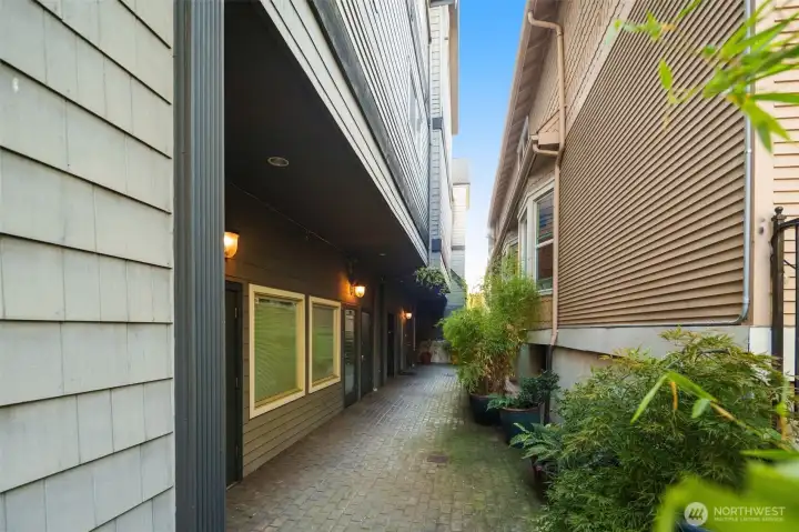 Courtyard entryway
