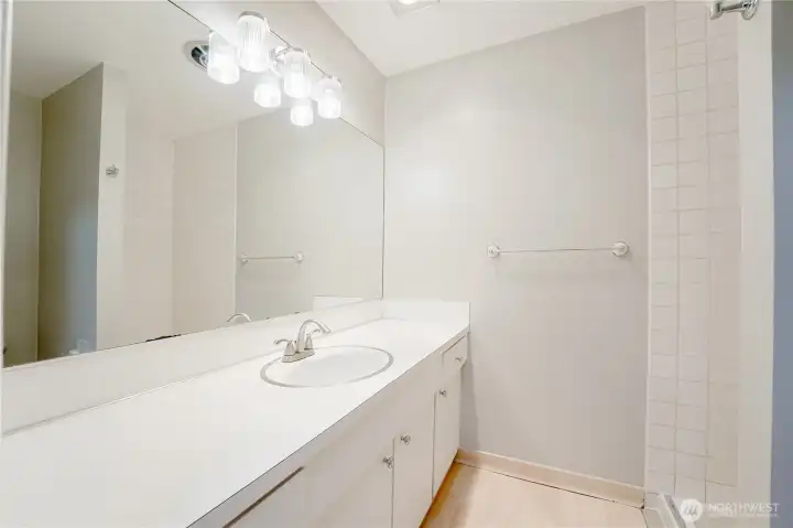 Walk-in Shower Bathroom attached to Primary BR