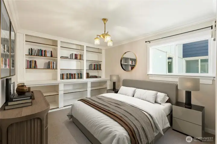 Cozy and bright, ideal for guests, office, or creative space.