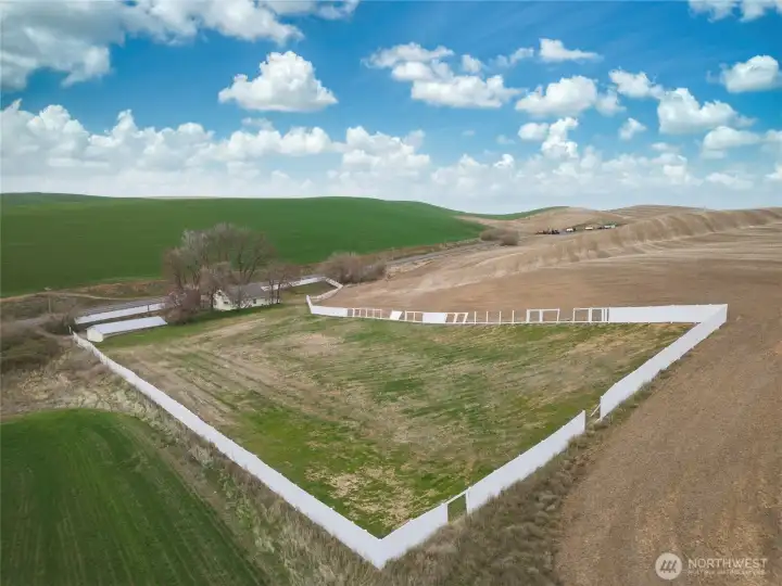 White Fence is on the Property Lines