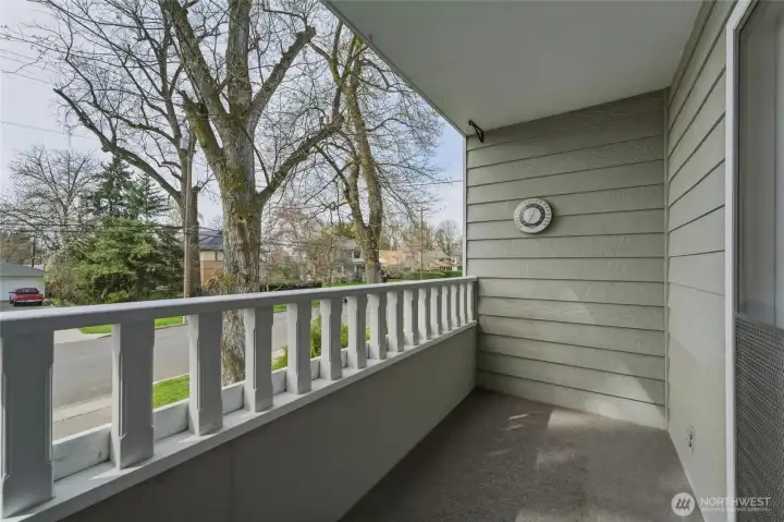 Balcony off primary bedroom