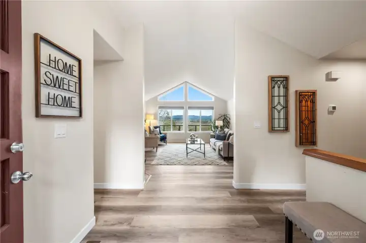 Double door front door entrance