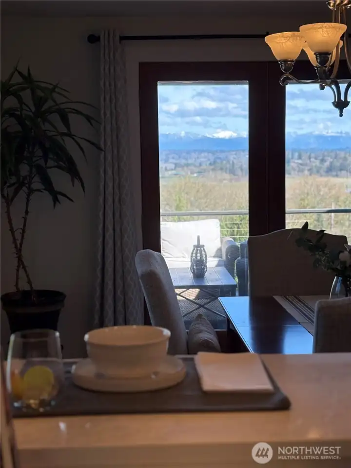 Cook from the kitchen with a view