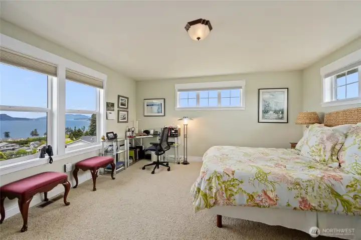 View bedroom on second floor. View bedroom on second floor.