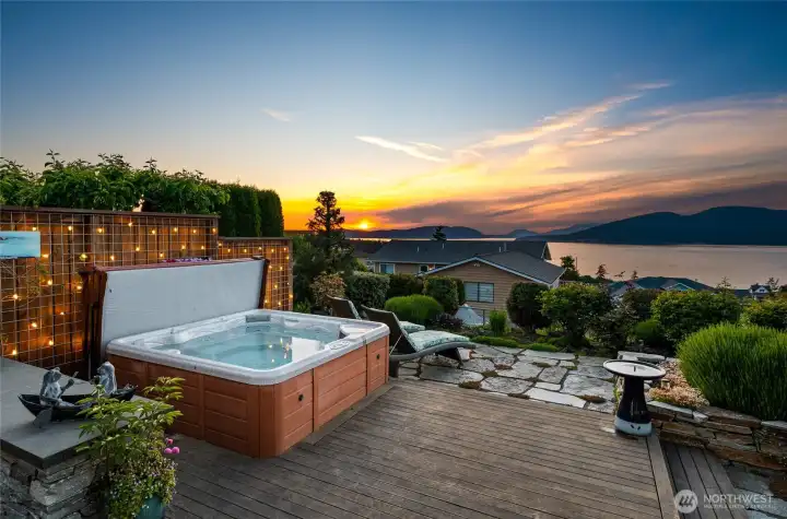 Private hot-tub Private hot-tub