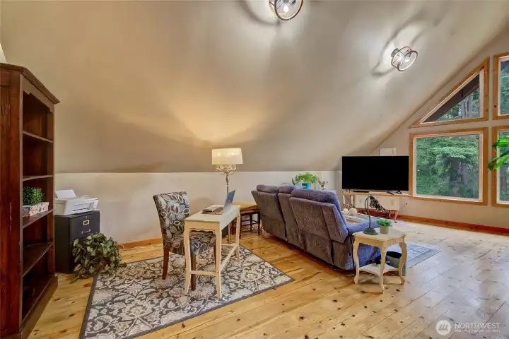 3rd floor Loft - office, primary living space