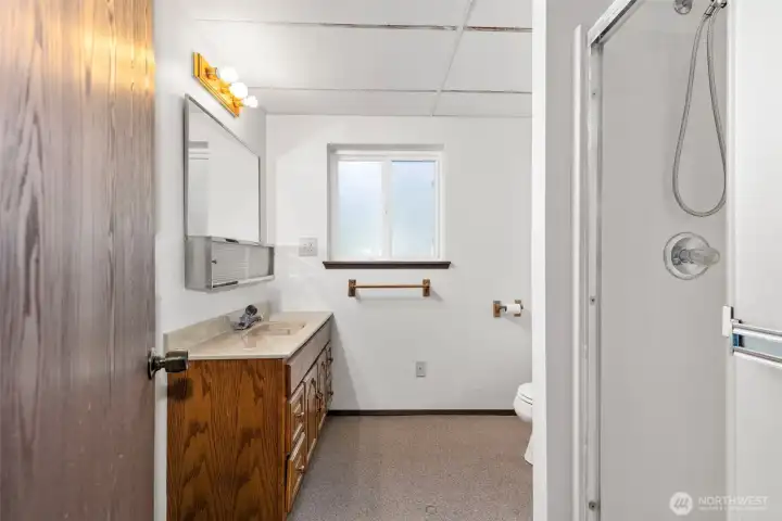 Down stairs bathroom