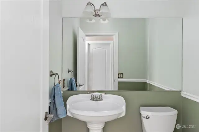 Half bath on main floor