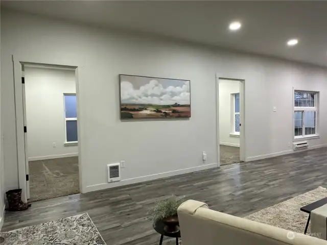 View of Bedrooms from Livingroom