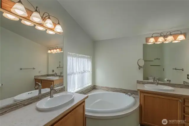primary bathroom- soaking tub