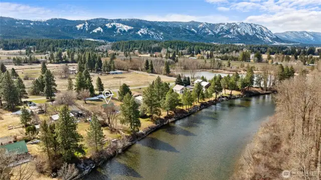 Cabin on the Yakima River! You will enjoy amazing views of the river, great fishing, and all the other outdoor activities that can be enjoyed there.