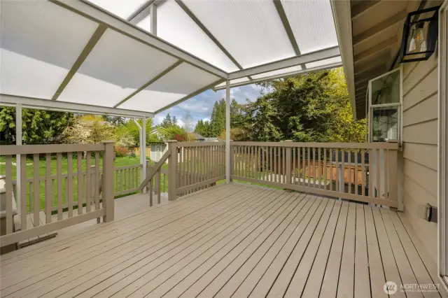 Covered deck