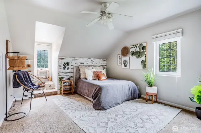 Upper spacious sleeping room, just as you'' find it.