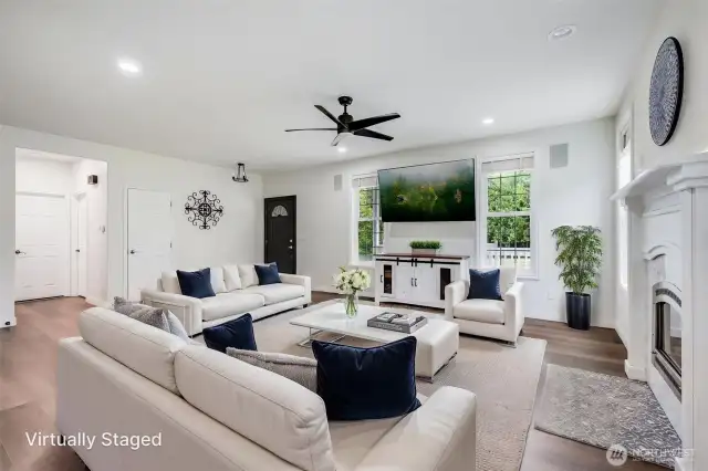 Living Room, virtually staged.