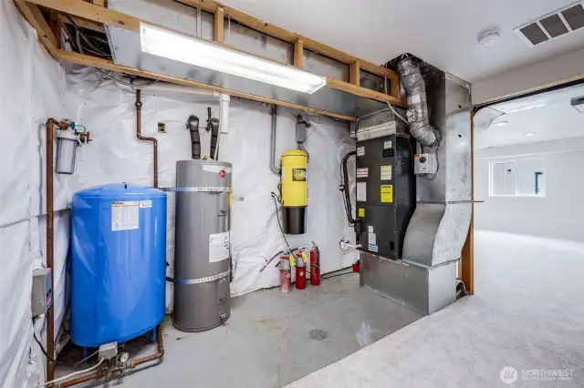 Complete with a built-in vacuum system.