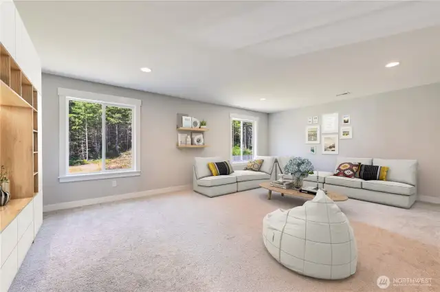 Upstairs Family room Staged