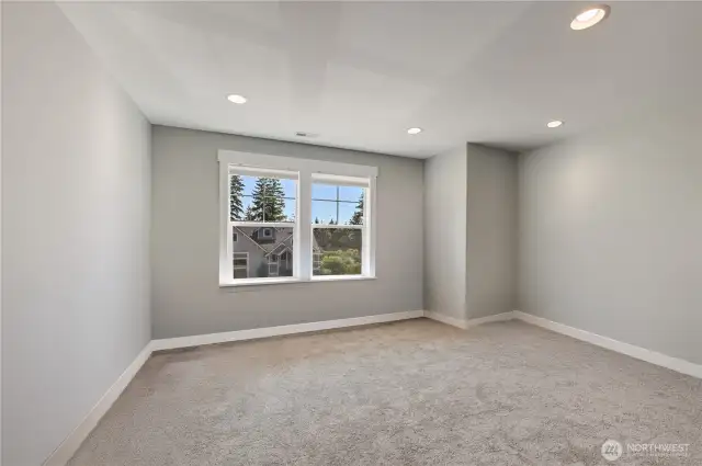 upstairs room