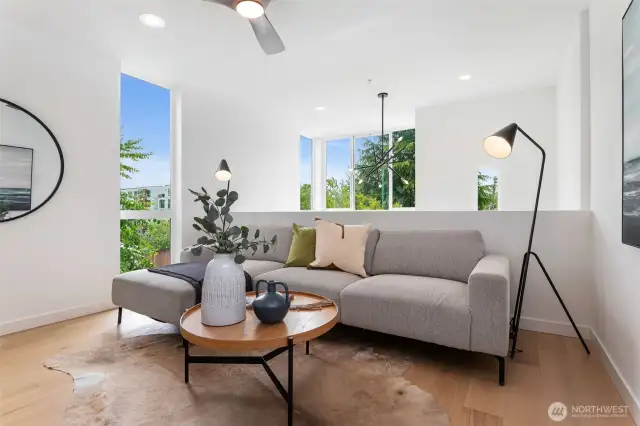 Bonus room just upstairs from kitchen--tv room/office combo, or??