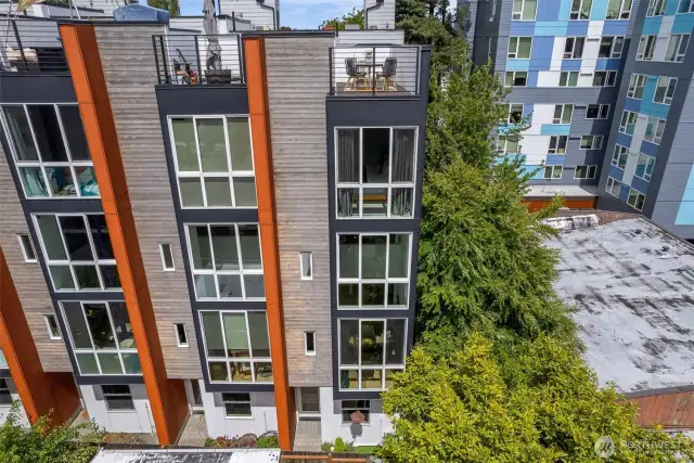 This one is special. Surrounded by green views, truly an urban oasis!