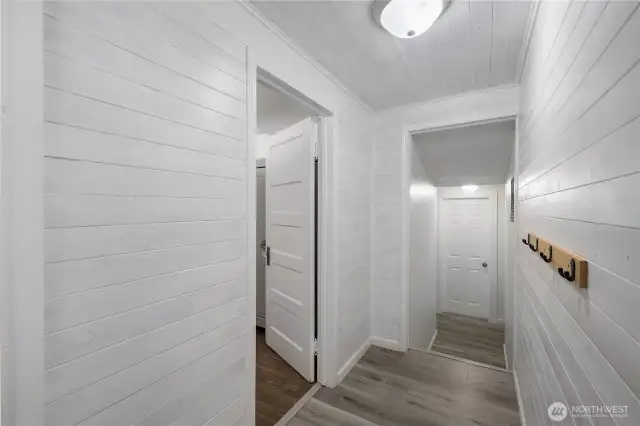 Cute Shiplap Hallway!
