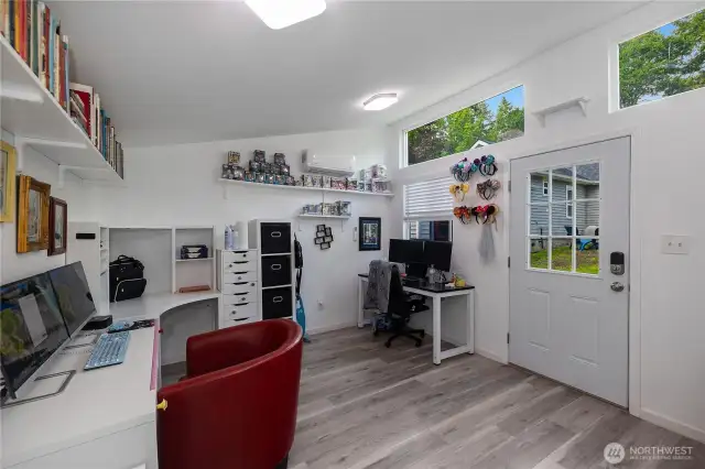 Plenty of office space or guest retreat.