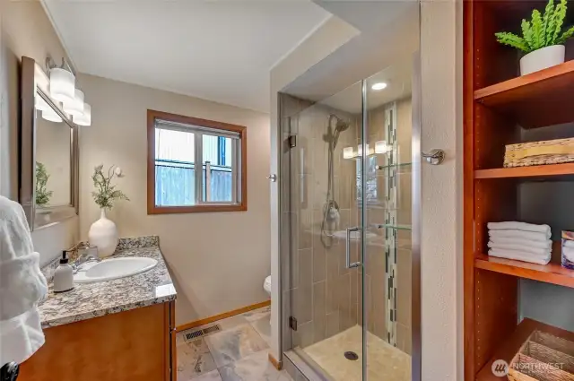 3/4 bath on main floor