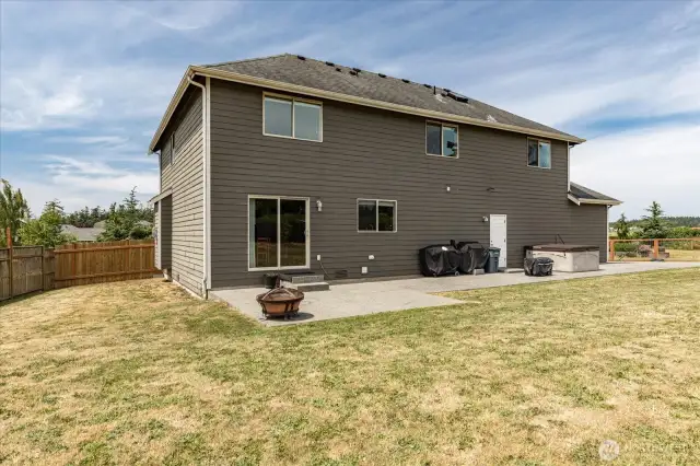 Large patio perfect for indoor/outdoor living