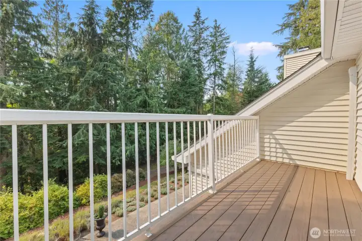 Primary bedroom balcony