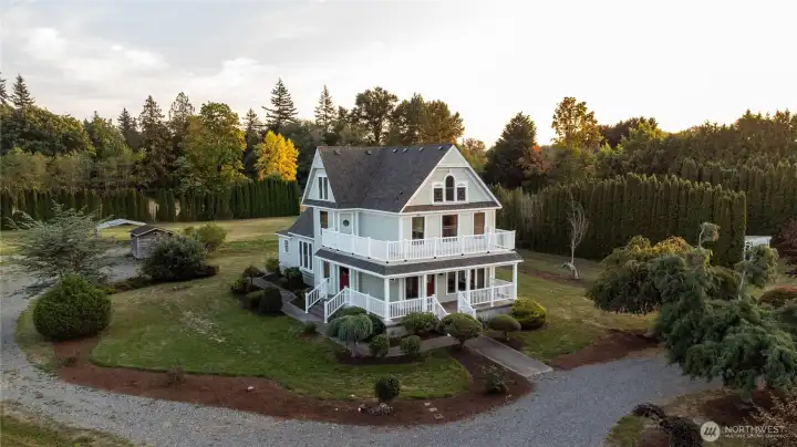 North East side of the home