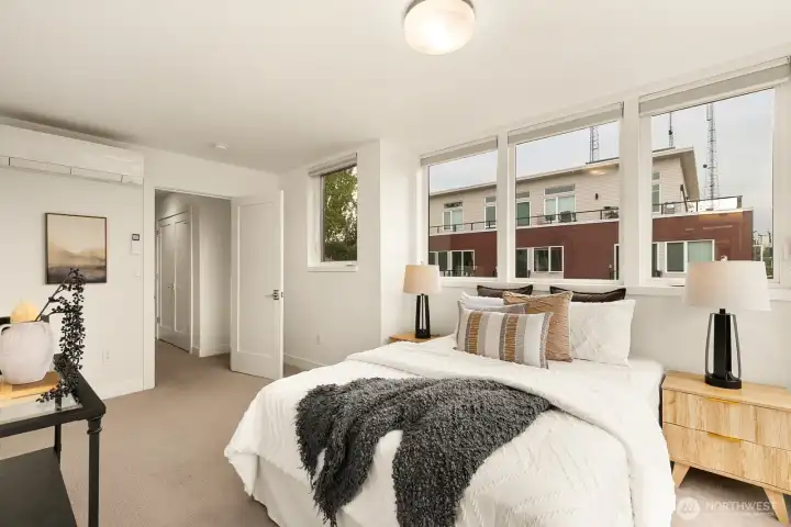 Primary suite upstairs