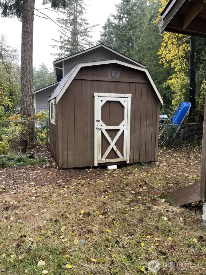 Backyard shed