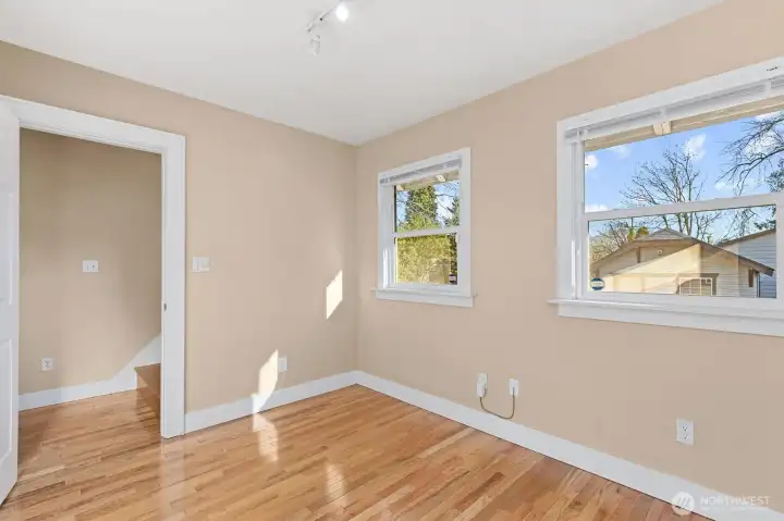 Reverse view of main floor secondary bedroom