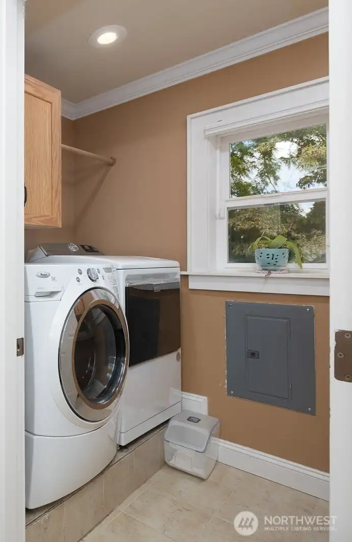 Laundry Room, which is off of the primary bedroom on the main floor.