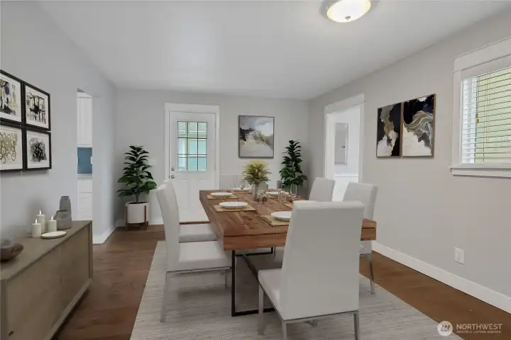 This photo is virtually staged