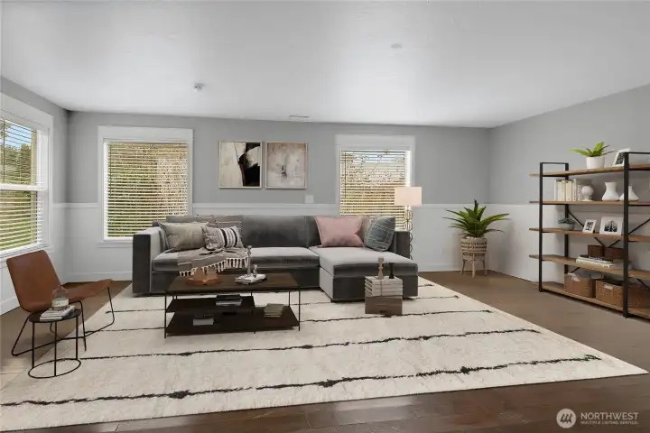 This photo is virtually staged