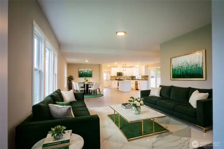 ONE WAY TO SET UP LIVING AREA...