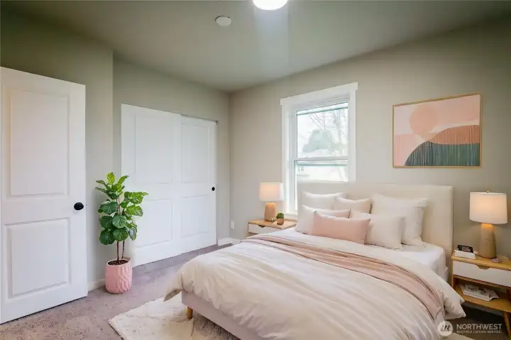 SECONDARY BEDROOM...OFF KITCHEN AREA