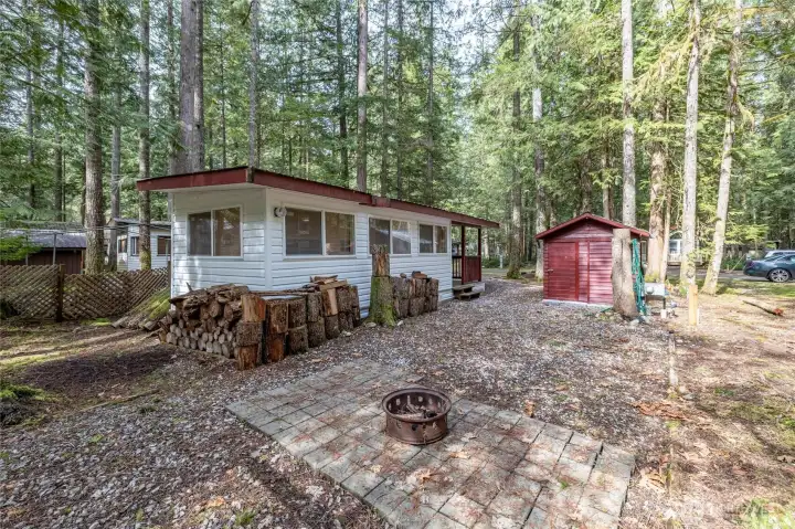 Back of the property.