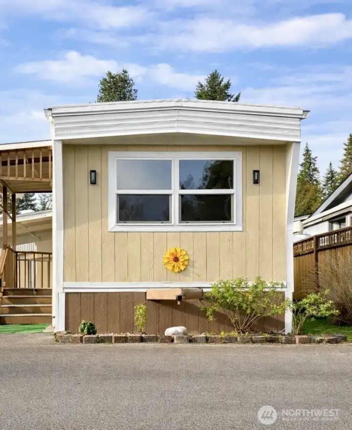 Charming home if 55+ community! Fresh paint inside and out.