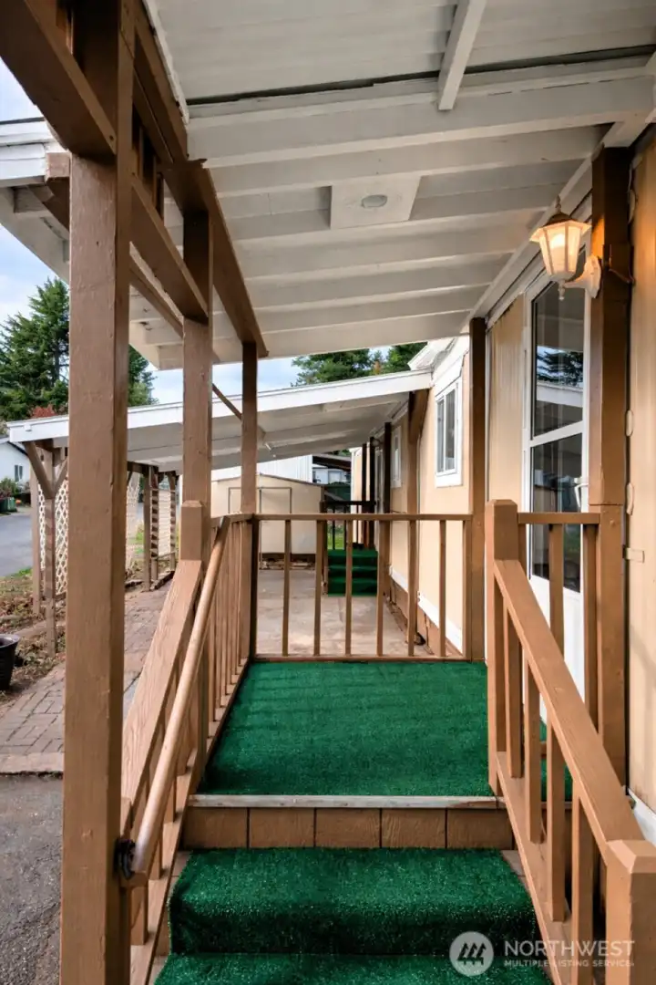 Charming front porch