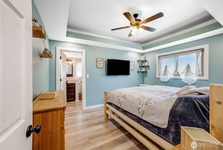 Primary Bedroom off First Floor main living area