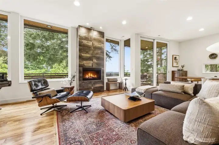 Main living framed by natural light and serene outlooks Main living framed by natural light and serene outlooks