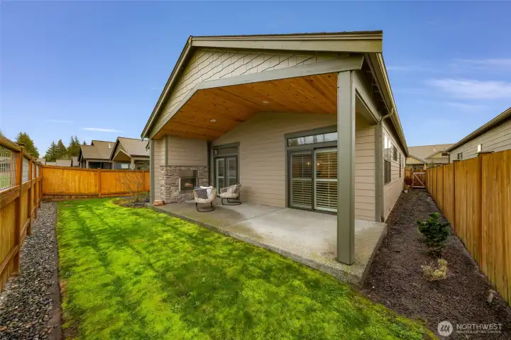 Backyard gets lots of sun, great for container gardening