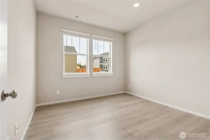 Well-sized bedroom. Photos are representative only and may display different color package and/or upgrades.