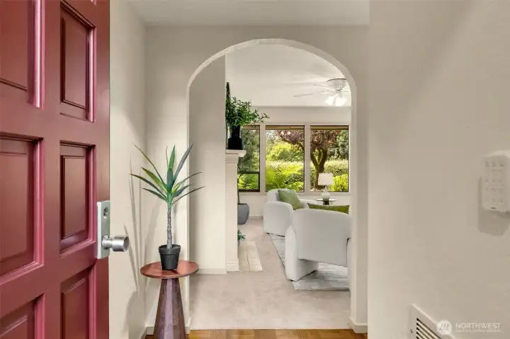 Spacious entryway Spacious entryway