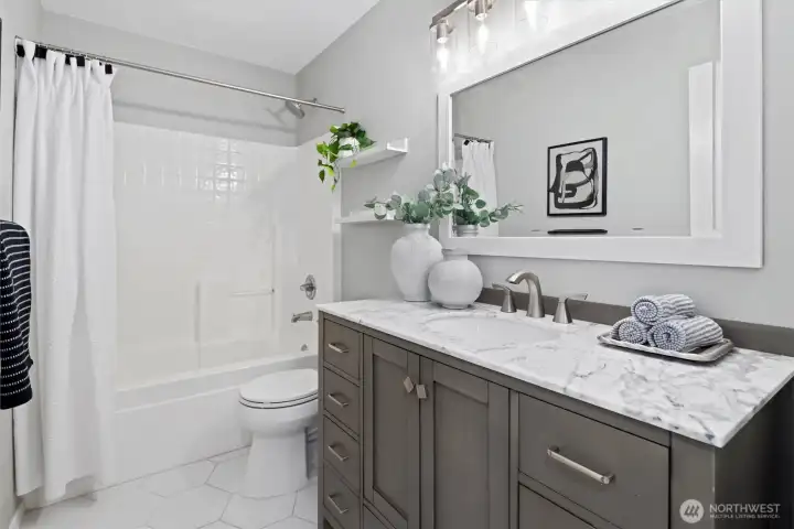 Upstairs shared bathroom