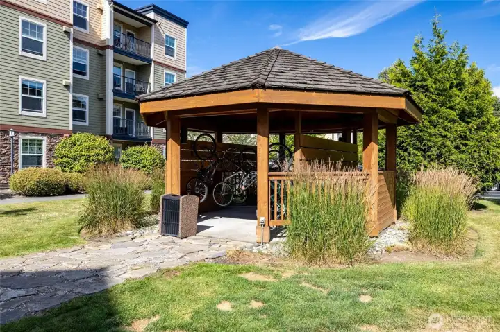 Community Gazebo w/ grassy lawn