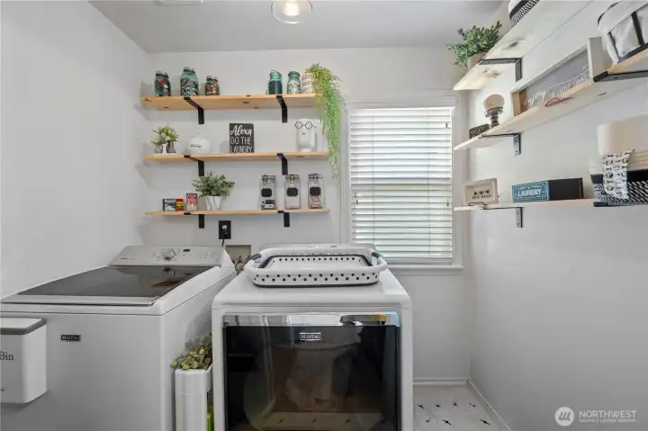 laundry room. Could redesign space to have stackable W/D and add a standup shower (buyer to verify) laundry room. Could redesign space to have stackable W/D and add a standup shower (buyer to verify)