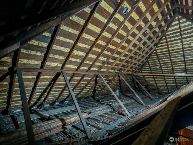 HUGE Attic ready for remodel!