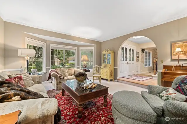 Beautiful Arch into Entry Hall